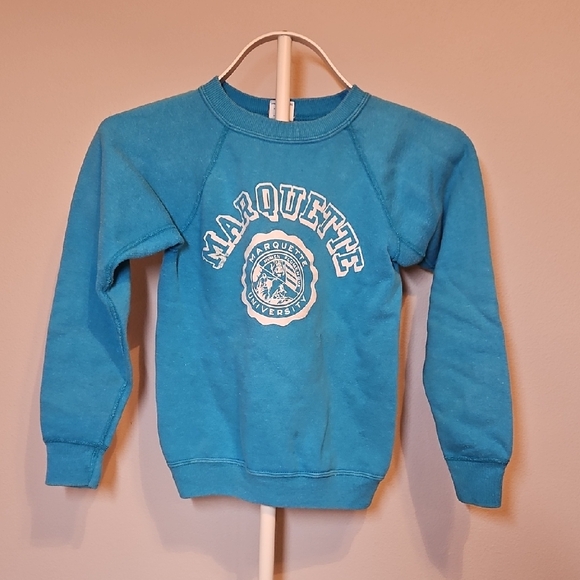 Champion Other - Champion Vintage Blue Kids Marquette University Sweatshirt